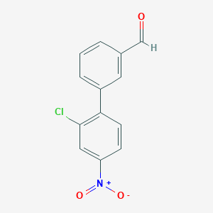 2'-Chloro-4'-nitro-[1,1'-biphenyl]-3-carbaldehyde