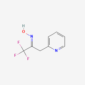 (NZ)-N-(1,1,1-trifluoro-3-pyridin-2-ylpropan-2-ylidene)hydroxylamine