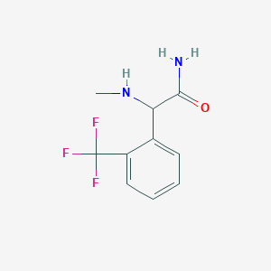 2-(Methylamino)-2-(2-(trifluoromethyl)phenyl)acetamide