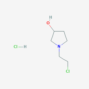 1-(2-Chloroethyl)pyrrolidin-3-ol hydrochloride