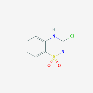 3-Chloro-5,8-dimethyl-2H-benzo[1,2,4]thiadiazine 1,1-dioxide