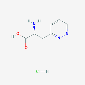 (R)-2-Amino-3-(pyridazin-3-yl)propanoic acid hydrochloride