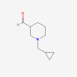 1-(Cyclopropylmethyl)piperidine-3-carbaldehyde