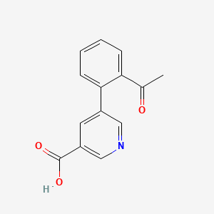 5-(2-Acetylphenyl)nicotinic acid