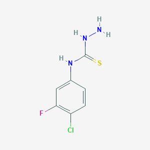 N-(4-Chloro-3-fluorophenyl)hydrazinecarbothioamide