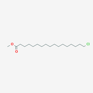 molecular formula C18H35ClO2 B13002497 17-Chloroheptadecanoic acid, methyl ester 