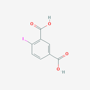 molecular formula C8H5IO4 B13002597 4-Iodoisophthalic acid 