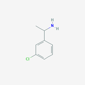 molecular formula C8H10ClN B130026 1-(3-氯苯基)乙胺 CAS No. 24358-43-8
