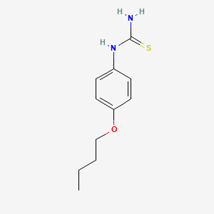 molecular formula C11H16N2OS B13002602 1-(4-Butoxyphenyl)thiourea CAS No. 71680-89-2