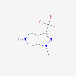 1-Methyl-3-(trifluoromethyl)-1,4,5,6-tetrahydropyrrolo[3,4-c]pyrazole