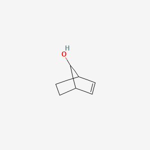 molecular formula C7H10O B13002680 Bicyclo[2.2.1]hept-2-en-7-ol CAS No. 694-70-2