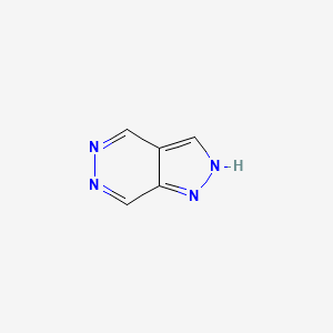 molecular formula C5H4N4 B13002725 1H-Pyrazolo[3,4-d]pyridazine CAS No. 189686-80-4