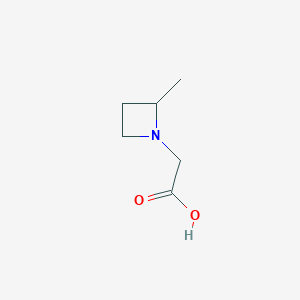 2-(2-Methylazetidin-1-yl)acetic acid