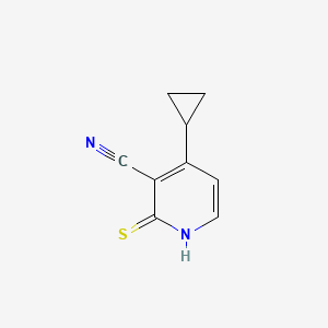 4-Cyclopropyl-2-thioxo-1,2-dihydropyridine-3-carbonitrile