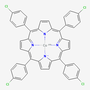 5,10,15,20-Tetrakis(4-chlorophenyl)porphyrin copper(II)