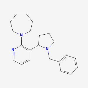 1-(3-(1-Benzylpyrrolidin-2-yl)pyridin-2-yl)azepane