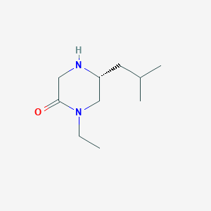 (R)-1-Ethyl-5-isobutylpiperazin-2-one