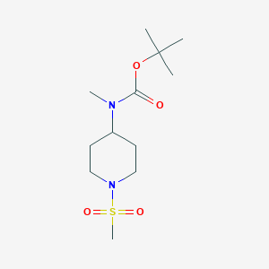 tert-Butyl methyl(1-(methylsulfonyl)piperidin-4-yl)carbamate