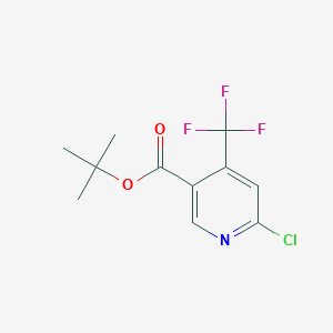 tert-Butyl 6-chloro-4-(trifluoromethyl)nicotinate