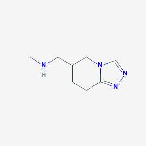 N-Methyl-1-(5,6,7,8-tetrahydro-[1,2,4]triazolo[4,3-a]pyridin-6-yl)methanamine