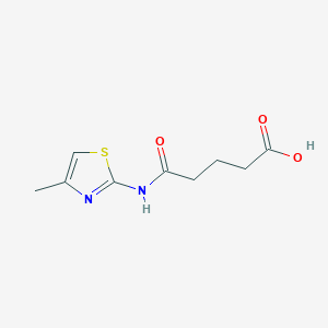 molecular formula C9H12N2O3S B1300286 5-[(4-Methyl-1,3-thiazol-2-yl)amino]-5-oxopentanoic acid CAS No. 353779-69-8