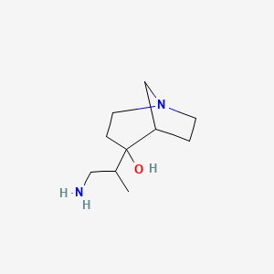 4-(1-Aminopropan-2-yl)-1-azabicyclo[3.2.1]octan-4-ol