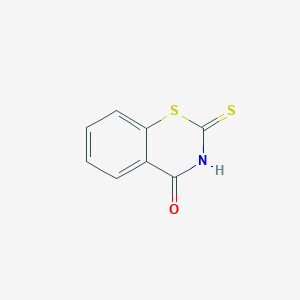 molecular formula C8H5NOS2 B1300295 2-thioxo-2,3-dihydro-4H-1,3-benzothiazin-4-one CAS No. 56022-26-5