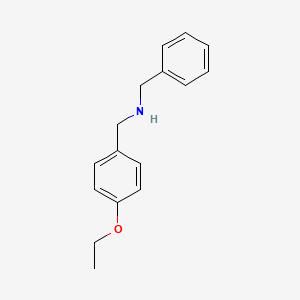 molecular formula C16H19NO B1300297 Benzyl-(4-ethoxy-benzyl)-amine CAS No. 333755-96-7