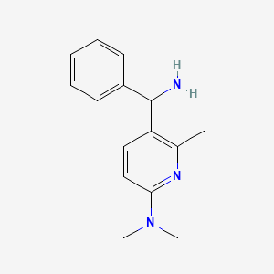 5-(Amino(phenyl)methyl)-N,N,6-trimethylpyridin-2-amine