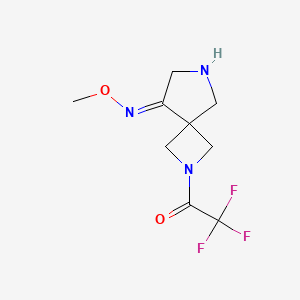 (Z)-2,2,2-Trifluoro-1-(8-(methoxyimino)-2,6-diazaspiro[3.4]octan-2-yl)ethan-1-one