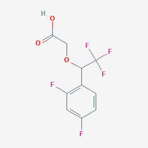 2-(1-(2,4-Difluorophenyl)-2,2,2-trifluoroethoxy)acetic acid