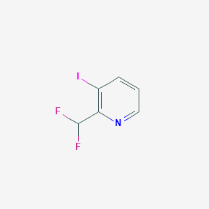 molecular formula C6H4F2IN B13003107 2-(Difluoromethyl)-3-iodopyridine 