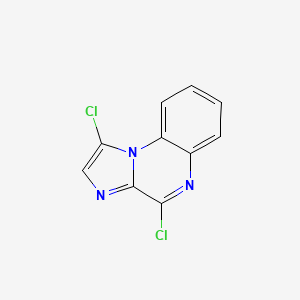 molecular formula C10H5Cl2N3 B13003126 1,4-Dichloroimidazo[1,2-a]quinoxaline 