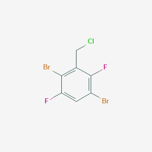 1,4-Dibromo-3-(chloromethyl)-2,5-difluorobenzene