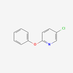 molecular formula C11H8ClNO B13003173 5-Chloro-2-phenoxypyridine CAS No. 28373-51-5