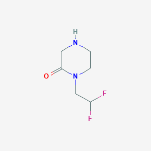 1-(2,2-Difluoroethyl)piperazin-2-one