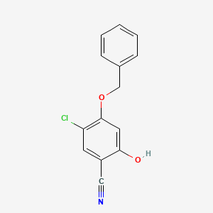 4-(Benzyloxy)-5-chloro-2-hydroxybenzonitrile