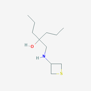 4-((Thietan-3-ylamino)methyl)heptan-4-ol