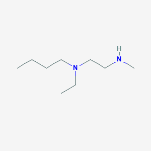 molecular formula C9H22N2 B13003267 N1-Butyl-N1-ethyl-N2-methylethane-1,2-diamine 