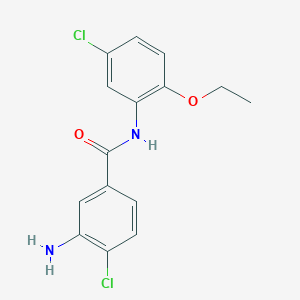 3-amino-4-chloro-N-(5-chloro-2-ethoxyphenyl)benzamide