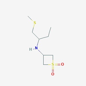 3-((1-(Methylthio)butan-2-yl)amino)thietane 1,1-dioxide