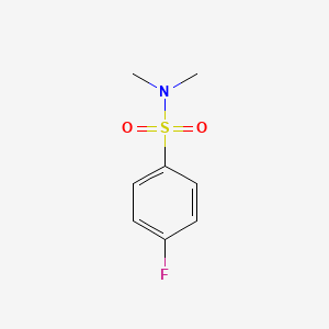 molecular formula C8H10FNO2S B1300339 4-氟-N,N-二甲基苯磺酰胺 CAS No. 383-31-3