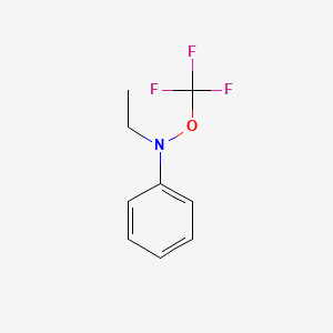 N-Ethyl-N-phenyl-O-(trifluoromethyl)hydroxylamine