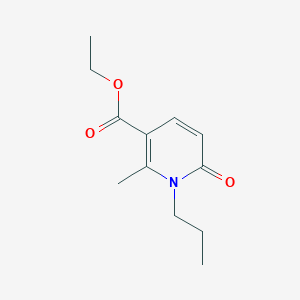 Ethyl 2-methyl-6-oxo-1-propyl-1,6-dihydropyridine-3-carboxylate