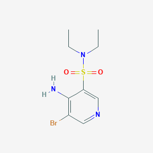 4-Amino-5-bromo-N,N-diethylpyridine-3-sulfonamide