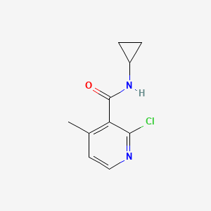 2-Chloro-N-cyclopropyl-4-methylnicotinamide