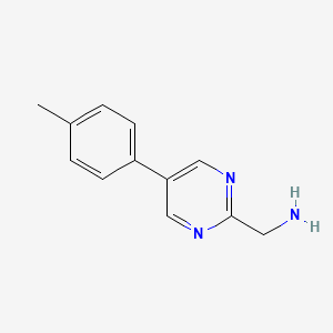 (5-(p-Tolyl)pyrimidin-2-yl)methanamine