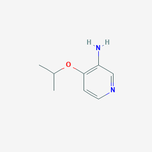 molecular formula C8H12N2O B13003514 4-Isopropoxypyridin-3-amine 