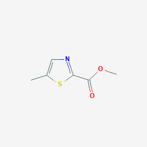 molecular formula C6H7NO2S B1300352 Methyl 5-methylthiazole-2-carboxylate CAS No. 79247-98-6