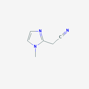 molecular formula C6H7N3 B1300353 (1-Methyl-1H-imidazol-2-yl)acetonitrile CAS No. 3984-53-0